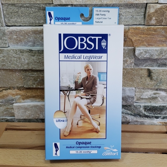 JOBST Opaque Compression Pantyhose 15-20mmHg Clos - Picture 2 of 6